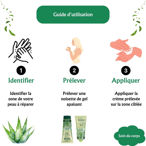 Gel réparateur à l'Aloe Vera