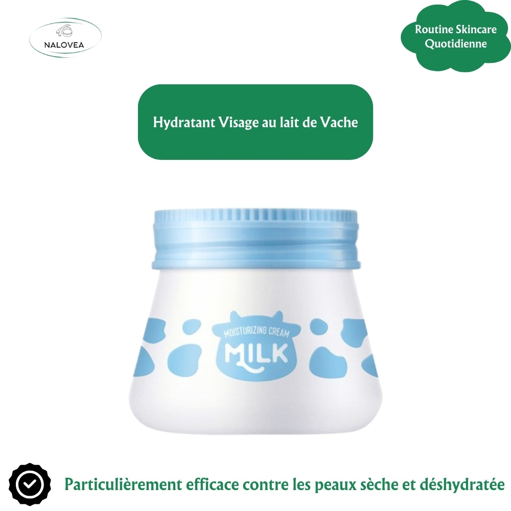 Hydratant Visage au lait de Vache - Nalovea